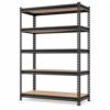 Heavy-Duty 5-Tier Metal Storage Shelf, 27.95 × 11.81 × 59.45 in, 2000 lbs