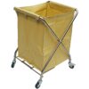 Heavy Du Foldable Laundry Cart with Wheels 100Kg Capaci Removable Canvas Liner Sorter Basket for Easy Laundry nizat