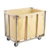Heavy Du Industrial Rolling Laundry Cart - 12 Bushel (400L) Commercial Laundry Basket with Wheels & Removable Liner Bag - 440 lbs Capaci for Home & Business Use