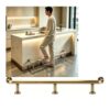 Heavy Duty Brushed Stainless Steel bar Foot Rail kit Foot Rest Rail