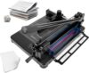 Heavy Duty Guillotine Paper Cutter 12 Inch, 400 Sheet Capacity, 1.57 Inch Cutting Thickness with HSS Blade, Professional Office and Print Shop Trimmer with Safety Lock and Extended Handle