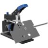 Heavy Duty Manual Booklet Stapler 60 Sheet Capacity Flat Saddle Binding Machine for A3 A4 Office Home Use Sturdy Metal Construction