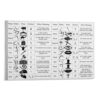 Hebrew Aleph Beth Chart Poster Hebrew Alphabet Art
