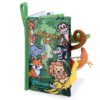 HECCEI Soft Baby Book Crinkle Books for Babies Baby Toys with Jungle Tails