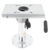 Height Adjustable Boat Seating Pedestal with 360 Degree Rotation for Yachts Ships 13-18.9in Universal Seating Base Mount Kit