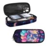 HELLHERO Elephant Pencil Case for Girls Boys Kids Pen Bag School Pencil Pouch Sturdy Pen Holder Box Stationery Organzier Markers Cases Women Men School Office Gifts