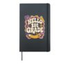 HELLO 1ST GRADE Hardcover Journal, Black