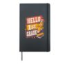 HELLO 1st GRADE Hardcover Journal, Black
