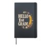 HELLO 1st GRADE Hardcover Journal, Black
