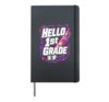 HELLO 1st GRADE Hardcover Journal, Black