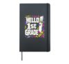 HELLO 1st GRADE Hardcover Journal, Black