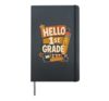 HELLO 1st GRADE Hardcover Journal, Black