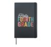 Hello 4th Fourth Grade Back To School Students Teacher Hardcover Journal, Black