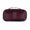 HELPFLOWER Multi‑Functional Portable Travel Drawer Dividers Closet Organizers, Bra Underwear Storage Bag for Home Wardrobe Sorting,Wine Red