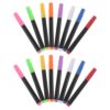 Hemobllo 16pcs Black Water-based Dry Erase Marker Pens for Glass