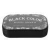 Hemobllo Black Vintage Water-Based Pigment Ink Pad for Stamps with Portable Plastic Case and Sponge Smudge-Free Fast Drying Ink for Scrapbook and Fabric Stamps