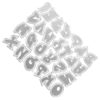 Hemobllo Carbon Steel Alphabet Dies for Card Making Crisp Dimensional Letters and Sharp Edges, Innovative Uppercase Letter Cutting Dies for Homemade Cards and Bookmark Die Cuts, Smooth