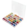 Hemobllo Metallic Embroidery Floss for Cross Stitching and DIY Craft Sewing Threads, Practical Yarn with Convenient Operation, for Crafting Supplies and Embroidery Users