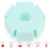 Hemobllo Multi-Side Teachers Stamper for Grading and Rewarding Students Light Green Pp Material, Small Size Stamp for Decorating Greeting Cards and Scrapbooking in Classroom