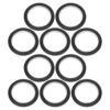 Hemoton 10 Rolls Black Whiteboard Line Tape for Dry Erase Board Marking