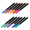 Hemoton LED Writing Board PC Erasable Fine Tip Pen Fluorescent Marker 12pcs