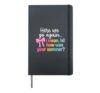 Here We Go Again Back To School First Day Of School Teacher Hardcover Journal, Black