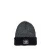 Herschel Toddler Elmer Beanie, Ribbed Black Reflective, Toddler 1-3 Years