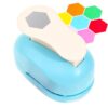 Hexagon Paper Craft Punch for Scrapbooking Cards, Scrapbook Hole Punch, 1pc