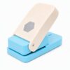 Hexagon Punch for Scrapbooking and Card Making 1 Pack | Zinc-Alloy Mechanism and ABS housing for 100 to 200 GSM Paper. Made for journals, collages, Tags, and Geometric Paper Crafts