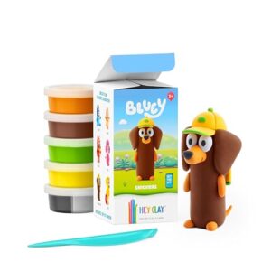HEY CLAY Air Dry Clay, Modeling Magic Clay Kit for Kids 3+, Bluey & Friends