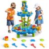 HeySplash Water Table for Toddlers 3-Tier with Toy Accessories