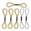 HIAKDOFT M Metallic Embroidery Floss Polyester Thread with Strength and Resilience, Won’t Break or Fray Easily for Friendship Bracelet Making for Embroidery Crafts and Daily Accessorizing
