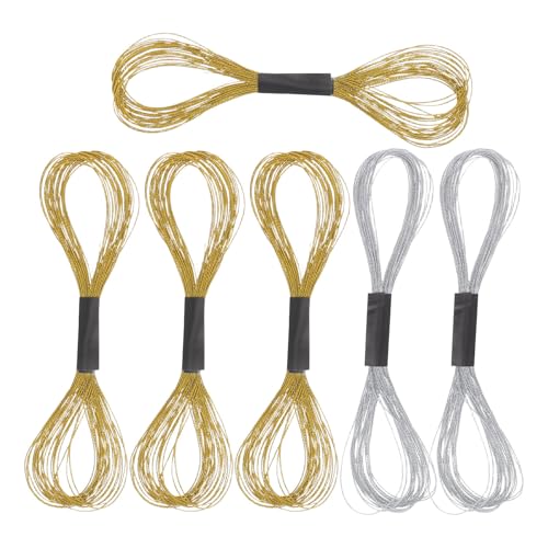 HIAKDOFT M Metallic Embroidery Floss Polyester Thread with Strength and Resilience, Won’t Break or Fray Easily for Friendship Bracelet Making for Embroidery Crafts and Daily Accessorizing