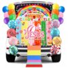 Hiboom Halloween Religious Trunk or Treat Car Decorations Kit, Candy Theme