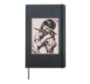 Hidden Darkness - Girl with Demon Skull Hardcover Journal, Black