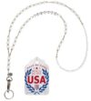 Hidden Hollow Beads, Teacher Non Breakaway Hand Beaded, USA, Women's Fashion Lanyard, 34", Key and ID Badge Holder, Appreciation Gift, Phone