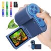 Hideal HP20 IPS Microscope for Kids: [3-in-1] [Easy and Fun] 2" Portable Handheld Microscope Miniscope, Pocket Mini Scope Educational Science Kit, Christmas Birthday Gifts for Kids, 32GB, Blue