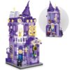 HIGH GODO City Street View Divination Shop Building Set，MOC Creative Store Model DIY Toys Set，Unique Home Decor, 472 PCS Ideas Birthday Holidays Toy Gift Adults Teens 14+