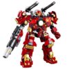 HIGH GODO Mech Robot Transforming Building Blocks Set for Adults, City Warrior Justice Hero Soldier Mech Model Building Kit, Cool Creative Robots Toys Gift for Teens 14+, 588 Pieces