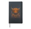 Highland Cow Jumper Scotland Scottish Winter Hardcover Journal, Black