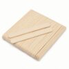 Hiiooweiyi Popsicle Sticks 3.5 Inch, Natural Wood Craft Sticks, Food Grade Ice Cream Sticks for DIY Crafts, Classroom Projects, Dessert Making & Home Decoration (50 Pcs)