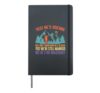 Hiker Wife Yes He's Hiking We're Still Married No Hardcover Journal, Black