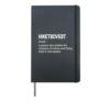 HIKETROVERT Nature Camper Hiker Definition Dictionary Hardcover Journal, Black