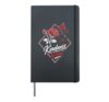 Hippie KINDNESS IS FREE Rose Gardener Funny Roses Hardcover Journal, Black