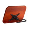 Hisxrcal Desktop Book Stand Book Holder Music Stand Display Rack Wooden Structure Foldable Adjustable Page Clip Suitable for Reading Home Library