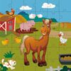 Hitatol 36-Piece Animal Jigsaw Puzzles for Kids - Preschool Learning Toys (Horse)