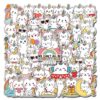 HIZILY 50 Pcs Cat Unicorn Stickers Cartoon Cute Cats Decals Waterproof Magical Kitties Sticker Unicorns Party Favors Decorations Water Bottles Laptop Scrapbook Journal Gifts for Women Students