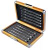 HKFGSHOP Mohs Hardness Test Kit, Mohs Hardness Picks with Storage Bag, 10 Pack Mohs Hardness Tester, 1-10 Scratch Tester for Industrial Mineral Identification Kit Gem Jade Jewelry 1-10