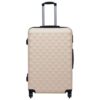 HKQWPBF Hardcase Trolley Set 3 pcs Gold ABS Spinner Luggage