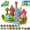Hltyigr Magnetic Blocks Toys for Kids Age 3+, Forest World, 150PCS